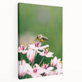 Spring-themed stretched canvas showing a blossoming tree in pastel colors, ideal for kitchen wall art.