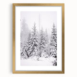 Extra large abstract art print featuring textured white and blue tones on a canvas, framed in gold.