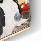 Vintage Vogue Cover Art - Elegant Retro Fashion Illustration Print