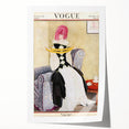 Vintage Vogue Cover Art - Elegant Retro Fashion Illustration Print