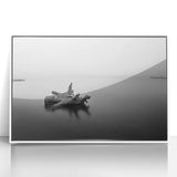 Minimalist Driftwood Motion Photography – Black & White Wall Art