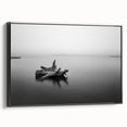 Minimalist Driftwood Motion Photography – Black & White Wall Art