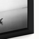 Minimalist Driftwood Motion Photography – Black & White Wall Art
