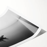 Minimalist Driftwood Motion Photography – Black & White Wall Art