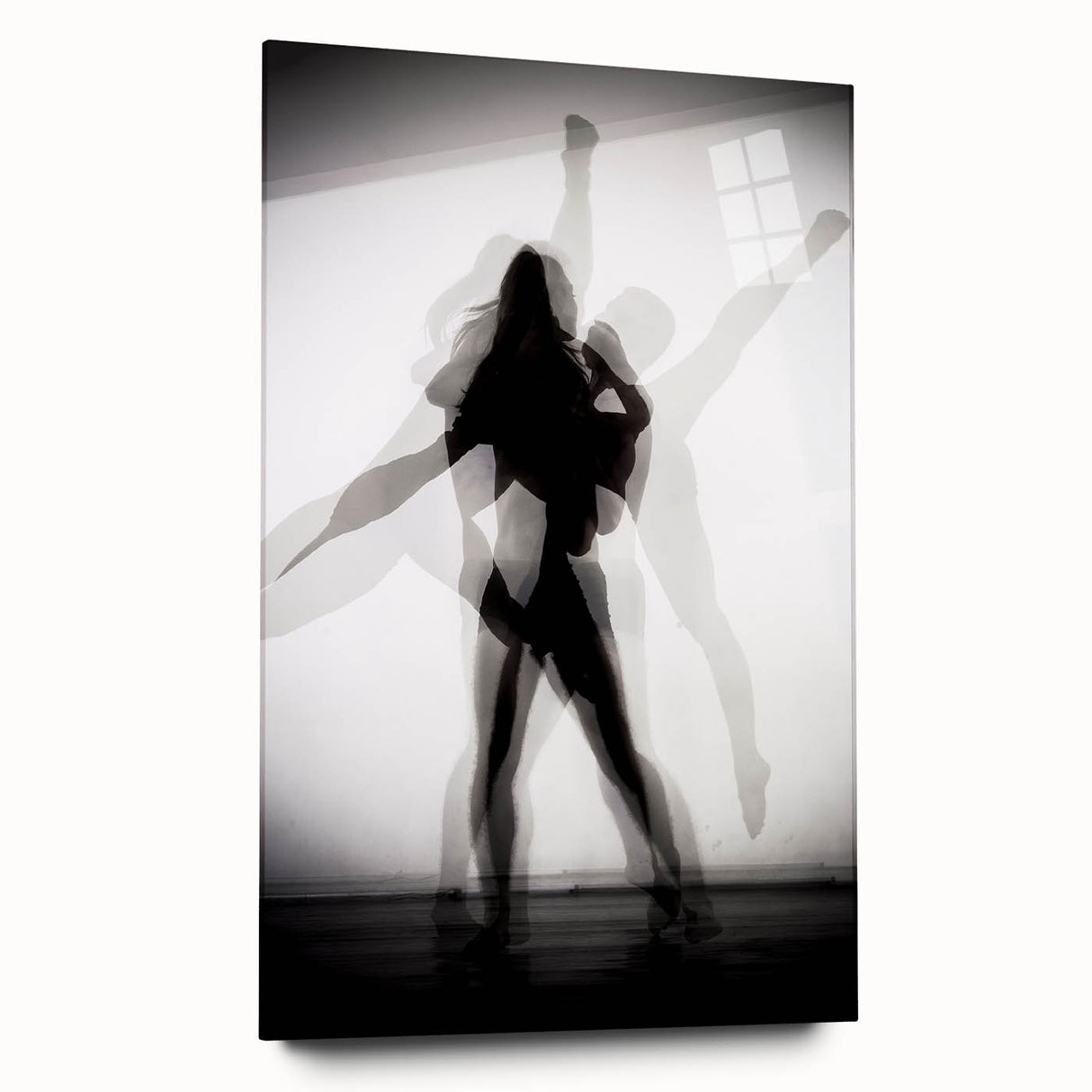 Layered Motion – Minimalist Emotive Figure Wall Art Print