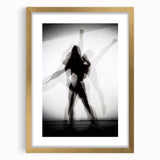 Layered Motion – Minimalist Emotive Figure Wall Art Print