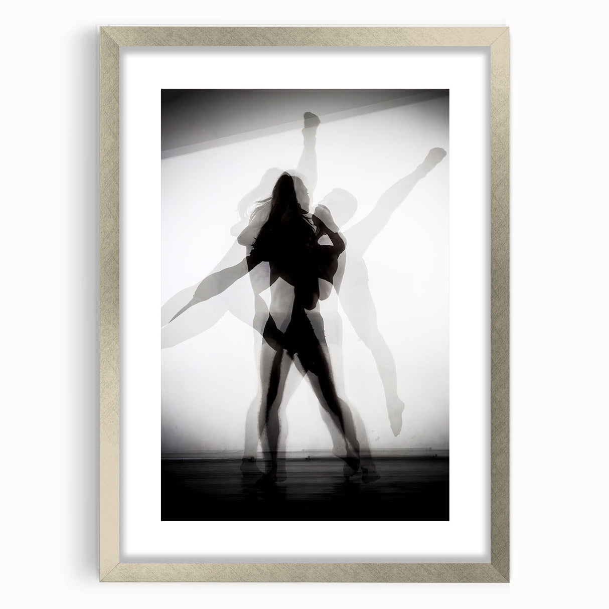 Layered Motion – Minimalist Emotive Figure Wall Art Print