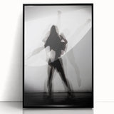 Layered Motion – Minimalist Emotive Figure Wall Art Print
