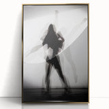 Layered Motion – Minimalist Emotive Figure Wall Art Print