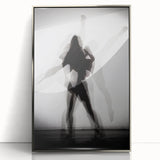 Layered Motion – Minimalist Emotive Figure Wall Art Print