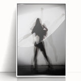 Layered Motion – Minimalist Emotive Figure Wall Art Print