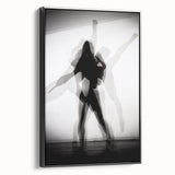 Layered Motion – Minimalist Emotive Figure Wall Art Print