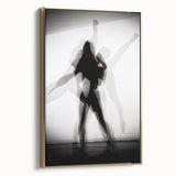 Layered Motion – Minimalist Emotive Figure Wall Art Print
