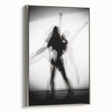 Layered Motion – Minimalist Emotive Figure Wall Art Print