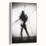 Layered Motion – Minimalist Emotive Figure Wall Art Print