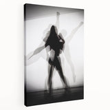 Layered Motion – Minimalist Emotive Figure Wall Art Print