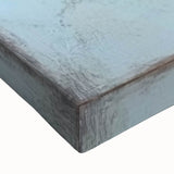 Close-up of an abstract geometric stretched canvas artwork, showcasing vibrant colors and intricate patterns, perfect for modern home decor and artistic expression.