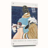 Elegant Art Deco Wall Art – Fashionable Hat Designs from 1921