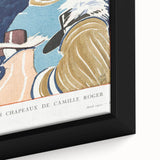 Elegant Art Deco Wall Art – Fashionable Hat Designs from 1921