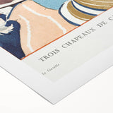 Elegant Art Deco Wall Art – Fashionable Hat Designs from 1921