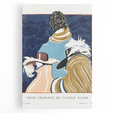 Elegant Art Deco Wall Art – Fashionable Hat Designs from 1921