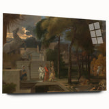 Baroque and Rococo Wall Art – Classic Antique Print for Elegant Décor