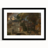 Baroque and Rococo Wall Art – Classic Antique Print for Elegant Décor