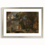 Baroque and Rococo Wall Art – Classic Antique Print for Elegant Décor