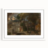 Baroque and Rococo Wall Art – Classic Antique Print for Elegant Décor