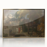 Baroque and Rococo Wall Art – Classic Antique Print for Elegant Décor