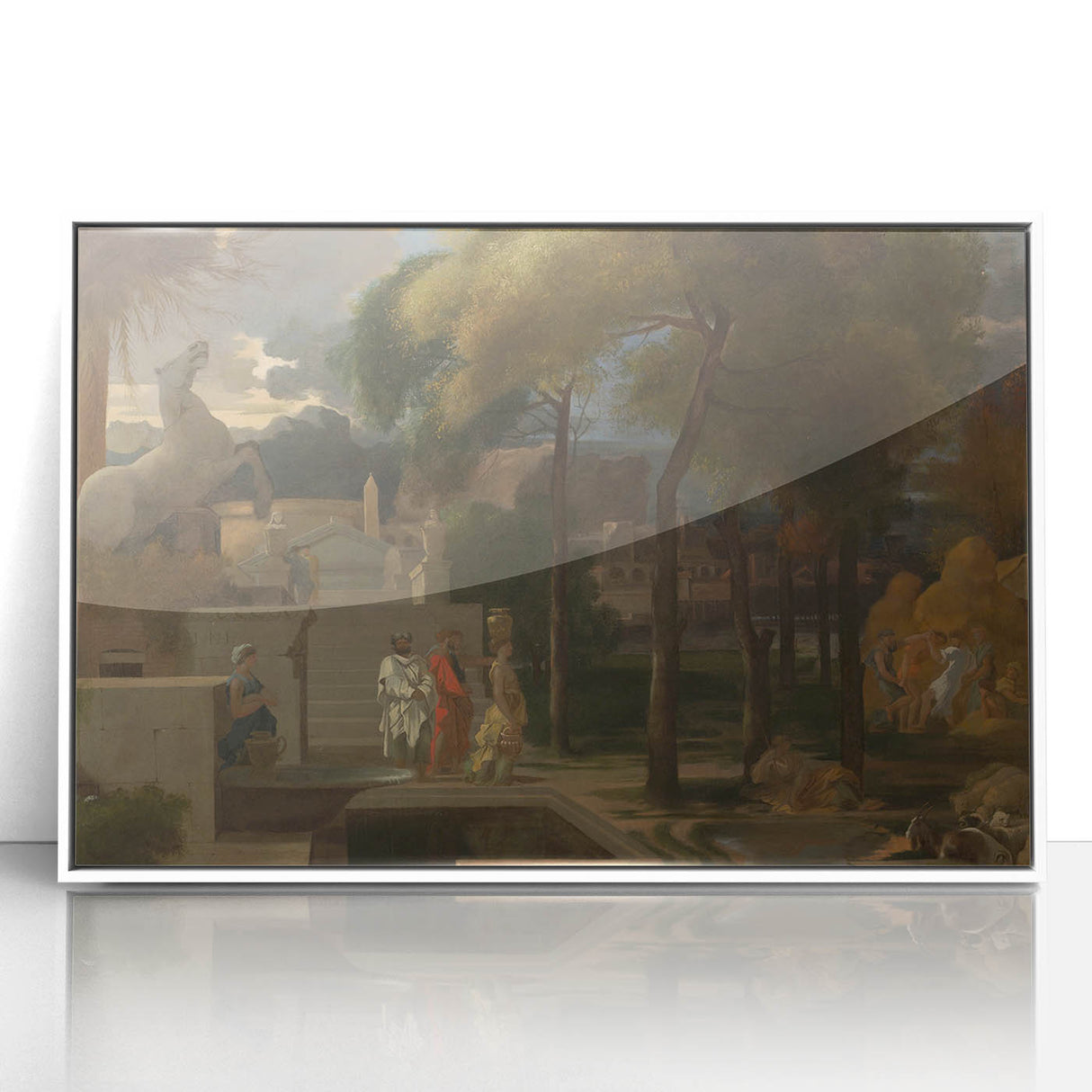 Baroque and Rococo Wall Art – Classic Antique Print for Elegant Décor