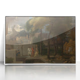 Baroque and Rococo Wall Art – Classic Antique Print for Elegant Décor