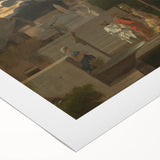 Baroque and Rococo Wall Art – Classic Antique Print for Elegant Décor