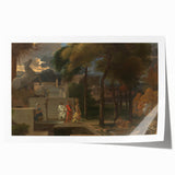 Baroque and Rococo Wall Art – Classic Antique Print for Elegant Décor
