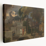 Baroque and Rococo Wall Art – Classic Antique Print for Elegant Décor