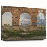 Neoclassical Landscape Art Print - Colosseum View by Eckersberg