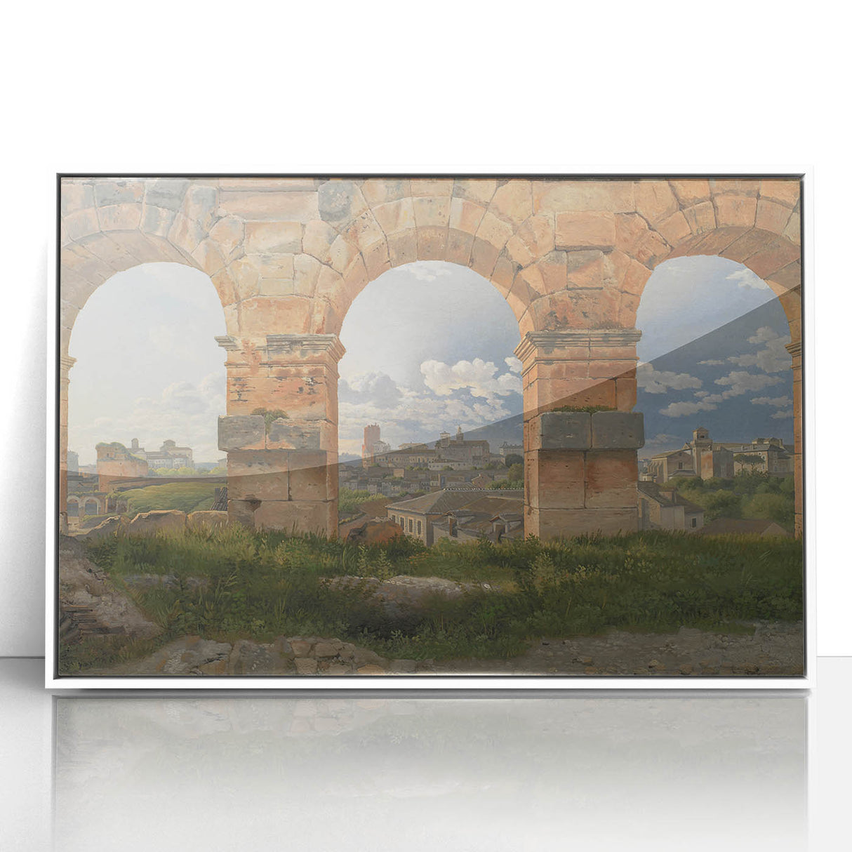 Neoclassical Landscape Art Print - Colosseum View by Eckersberg