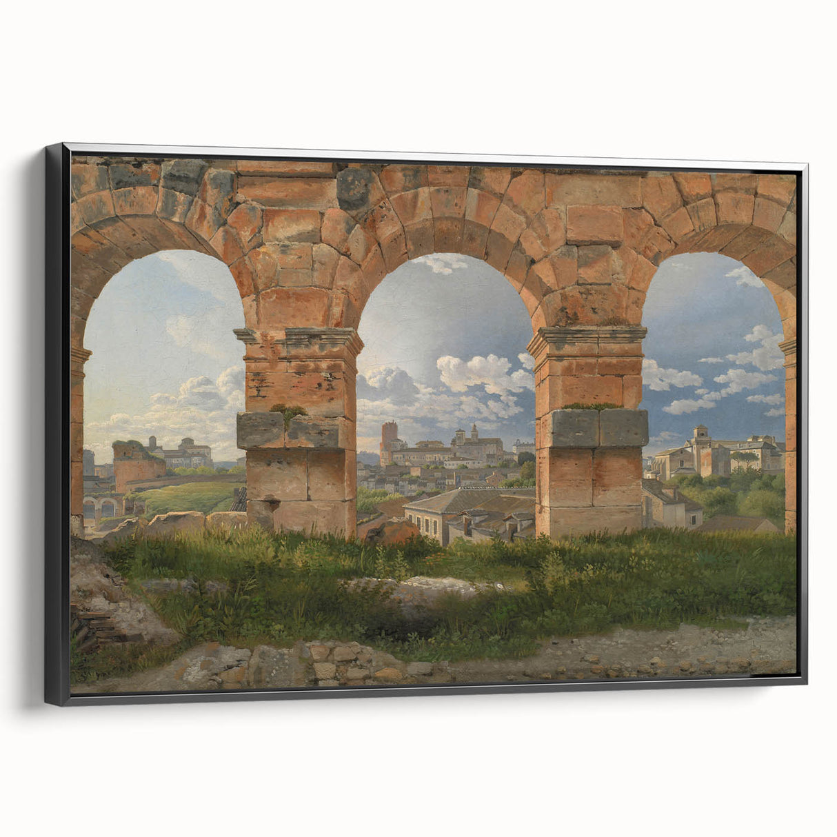 Neoclassical Landscape Art Print - Colosseum View by Eckersberg
