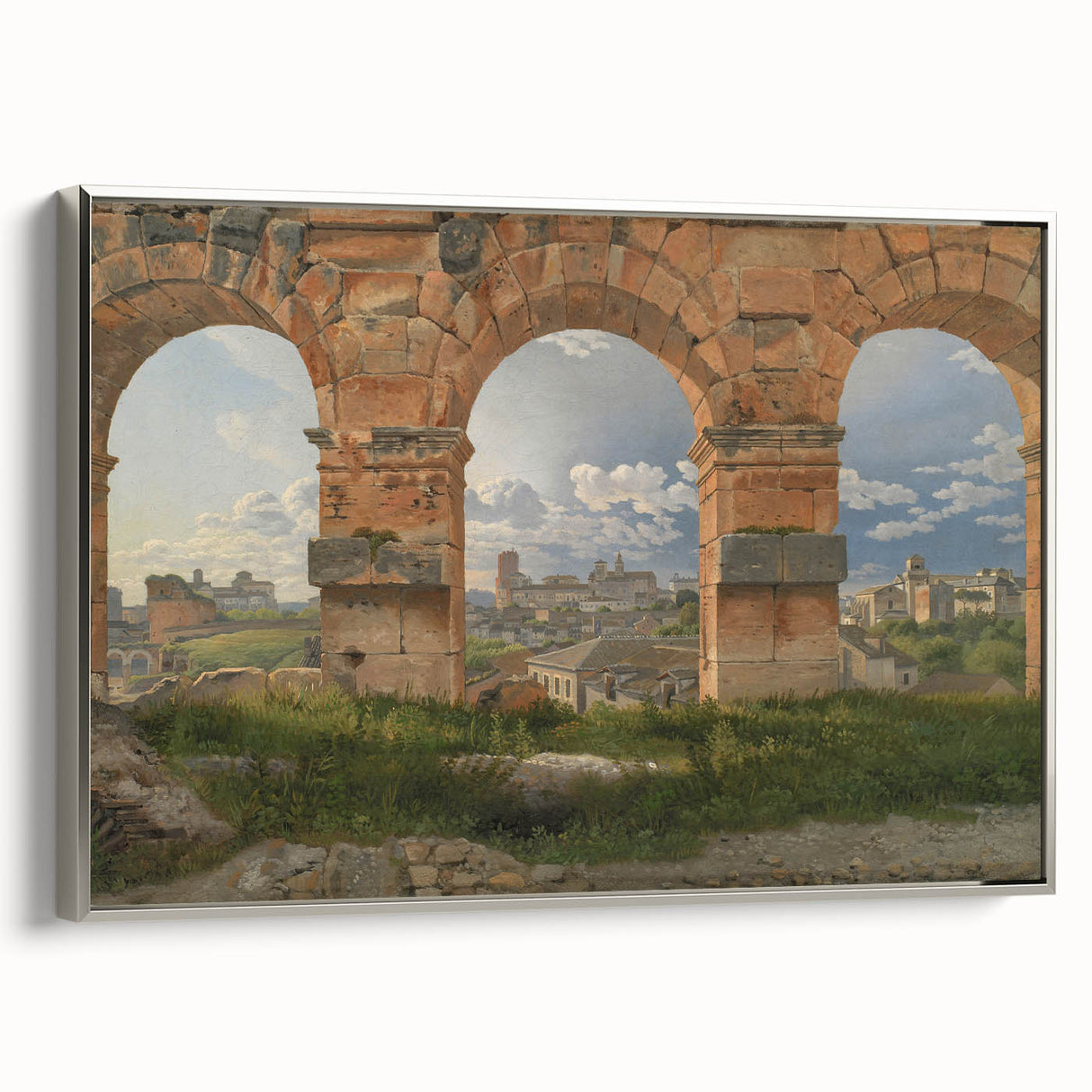 Neoclassical Landscape Art Print - Colosseum View by Eckersberg