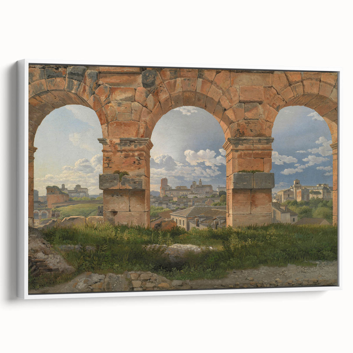 Neoclassical Landscape Art Print - Colosseum View by Eckersberg
