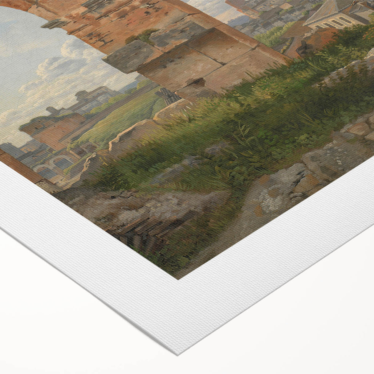 Neoclassical Landscape Art Print - Colosseum View by Eckersberg