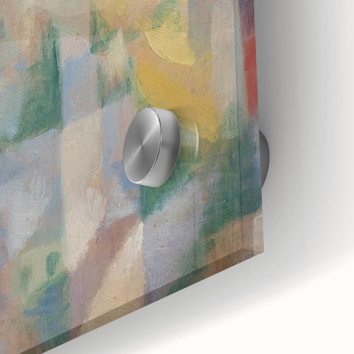 Abstract Geometric Cubism Art - Vibrant Modern Cubist Wall Decor