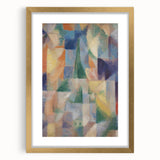 Abstract Geometric Cubism Art - Vibrant Modern Cubist Wall Decor