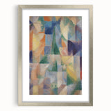 Abstract Geometric Cubism Art - Vibrant Modern Cubist Wall Decor