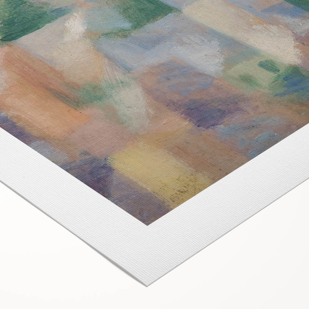Abstract Geometric Cubism Art - Vibrant Modern Cubist Wall Decor