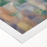 Abstract Geometric Cubism Art - Vibrant Modern Cubist Wall Decor