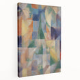 Abstract Geometric Cubism Art - Vibrant Modern Cubist Wall Decor
