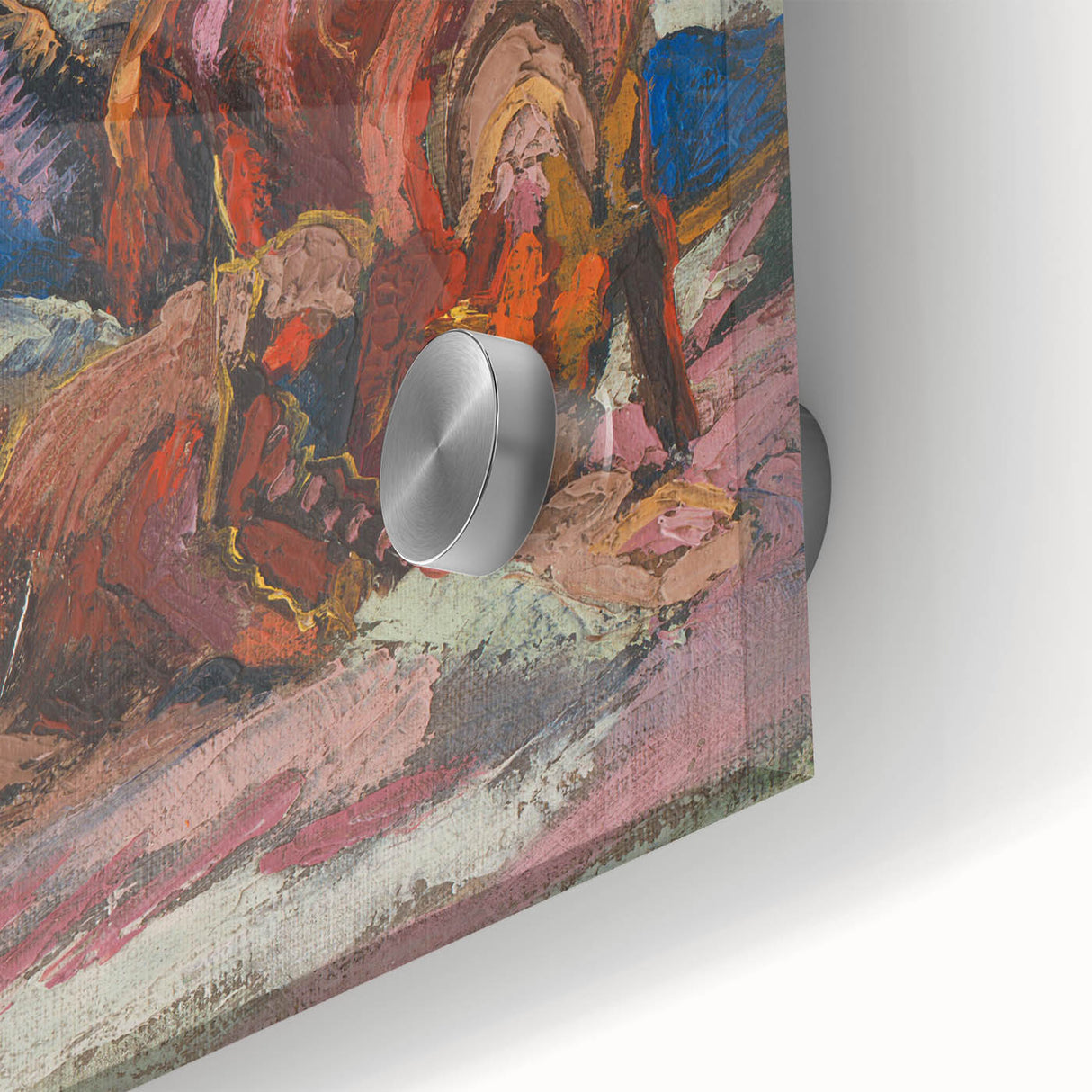 Vibrant Expressionist Scene – Modern Abstract Canvas Wall Art
