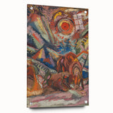 Vibrant Expressionist Scene – Modern Abstract Canvas Wall Art