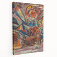 Vibrant Expressionist Scene – Modern Abstract Canvas Wall Art